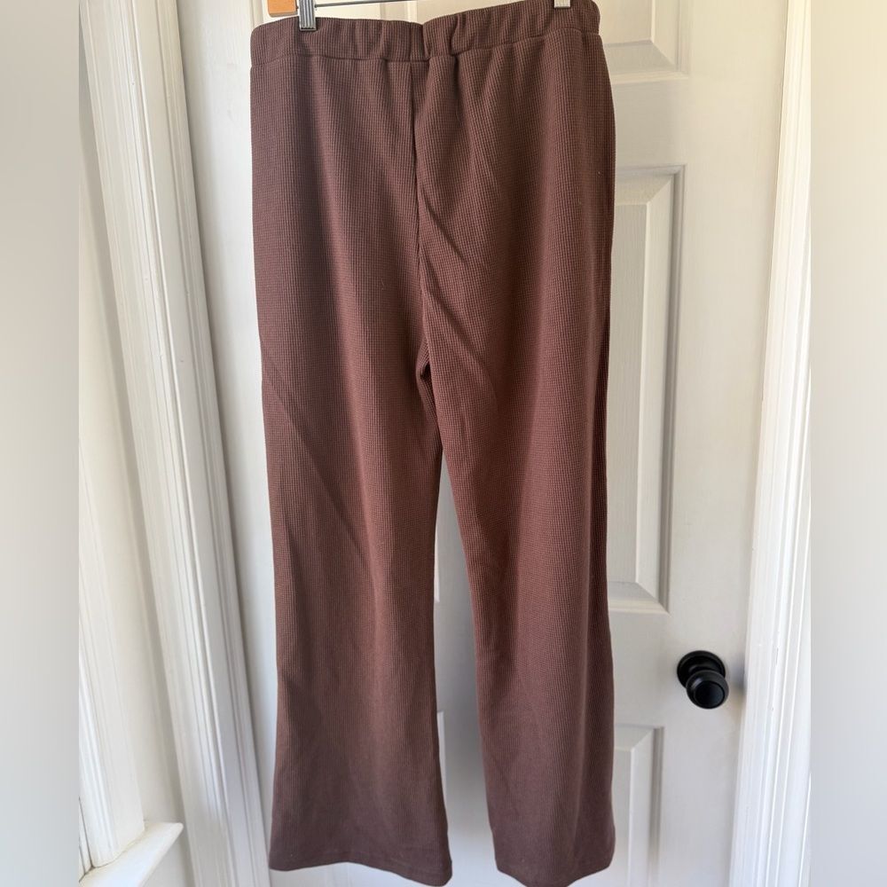 Comfrt Brown Waffle Lounge Set XL - Picture 6 of 10